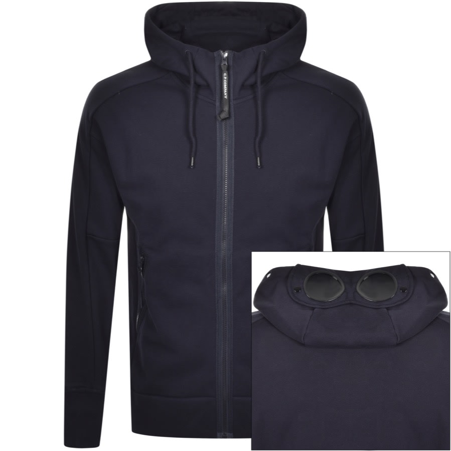 Alternative Image for ProductCP Company Full Zip Goggle Hoodie Navy1